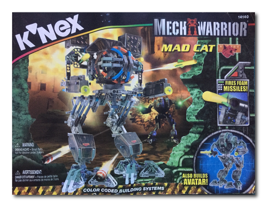 14140 Mechwarrior Mad Cat Instructions instruction manual