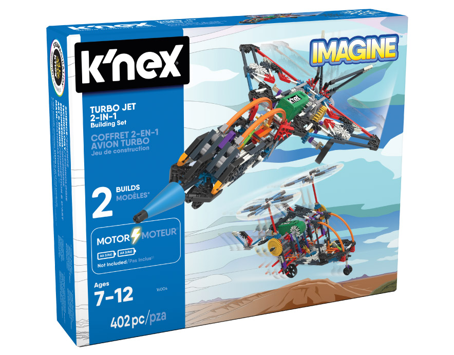 16004 KNEX Turbo Jet 2 In 1 Heli Plane Alt instruction manual