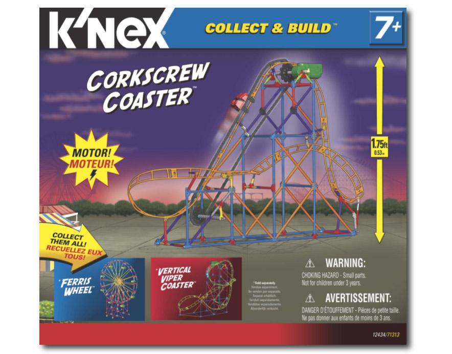 12434 Amusement Park Corkscrew Coaster instruction manual