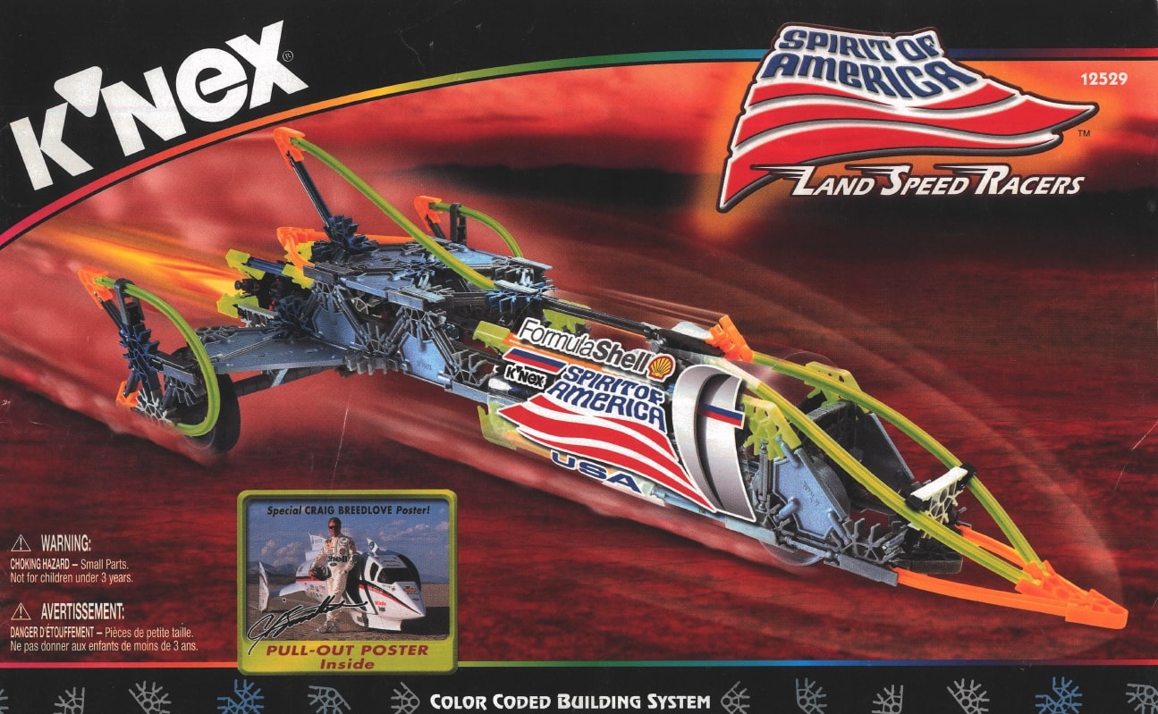 Knex Land Speed Racers Spirit Of America 12529