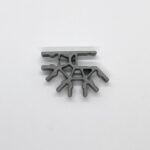 Grey Connector 4 Way 3D