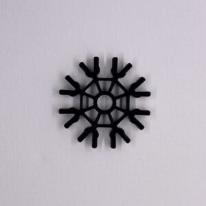 Black Round Connector