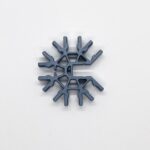 Metallic Blue Connector 7 Way 3D
