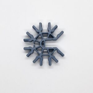 Metallic Blue Connector 7 Way 3D