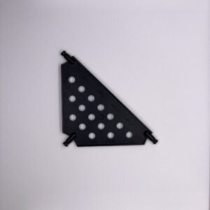 Medium Black Tri Panel