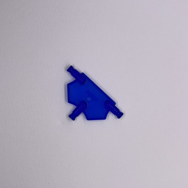 Blue Transparent Mini Tri Panel