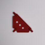 Red Small Tri Panel