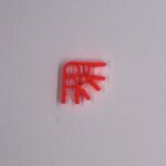 Fluorescent Red Corner Connector
