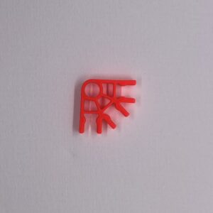 Fluorescent Red Corner Connector