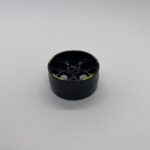 Hub Racing Wheel Black w/ Yellow - 37mm (1.5in)