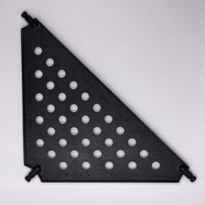 Large Black Tri Panel