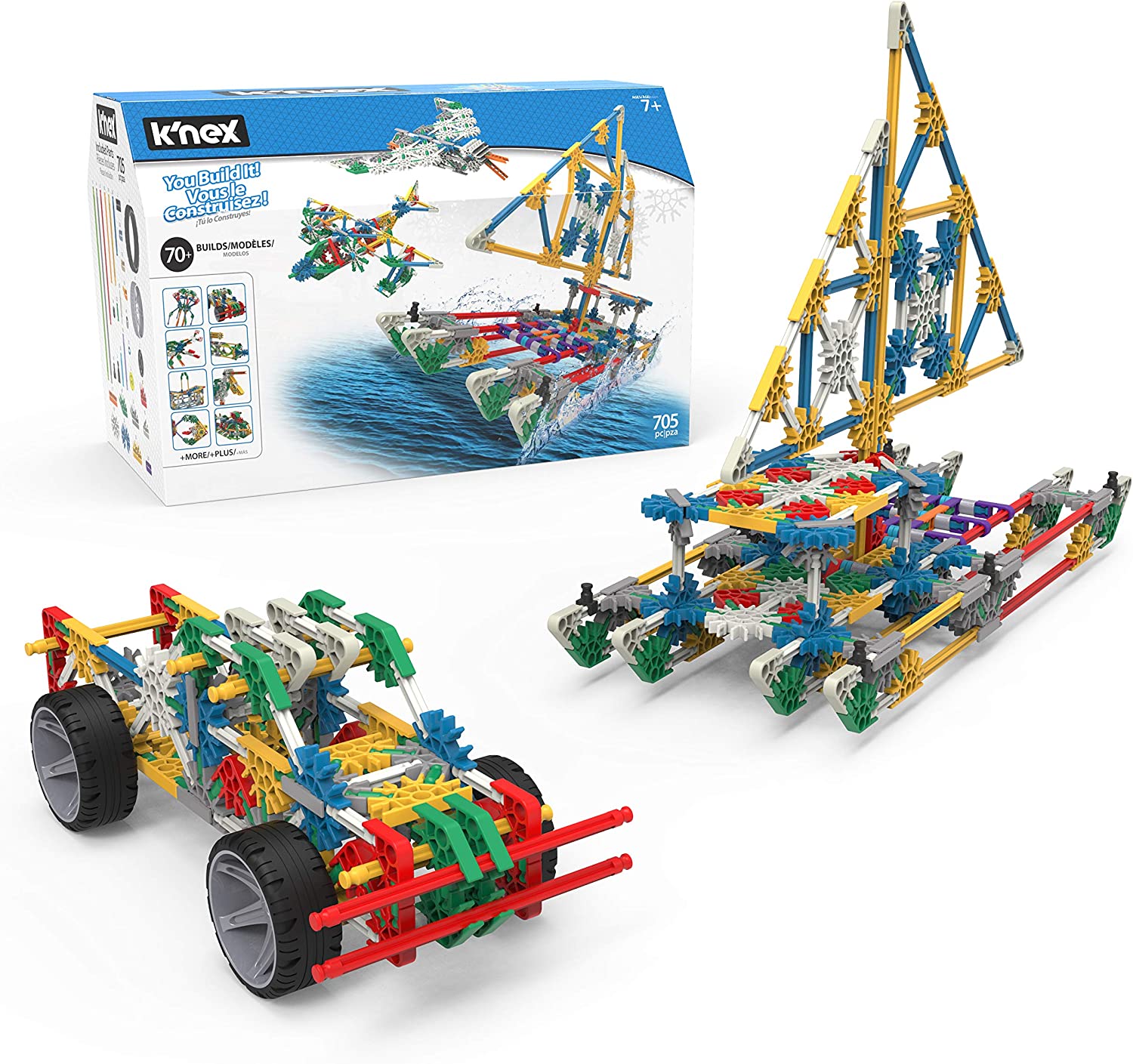 Imaginative 70+ Model Building Set, K'NEX, Basic Fun