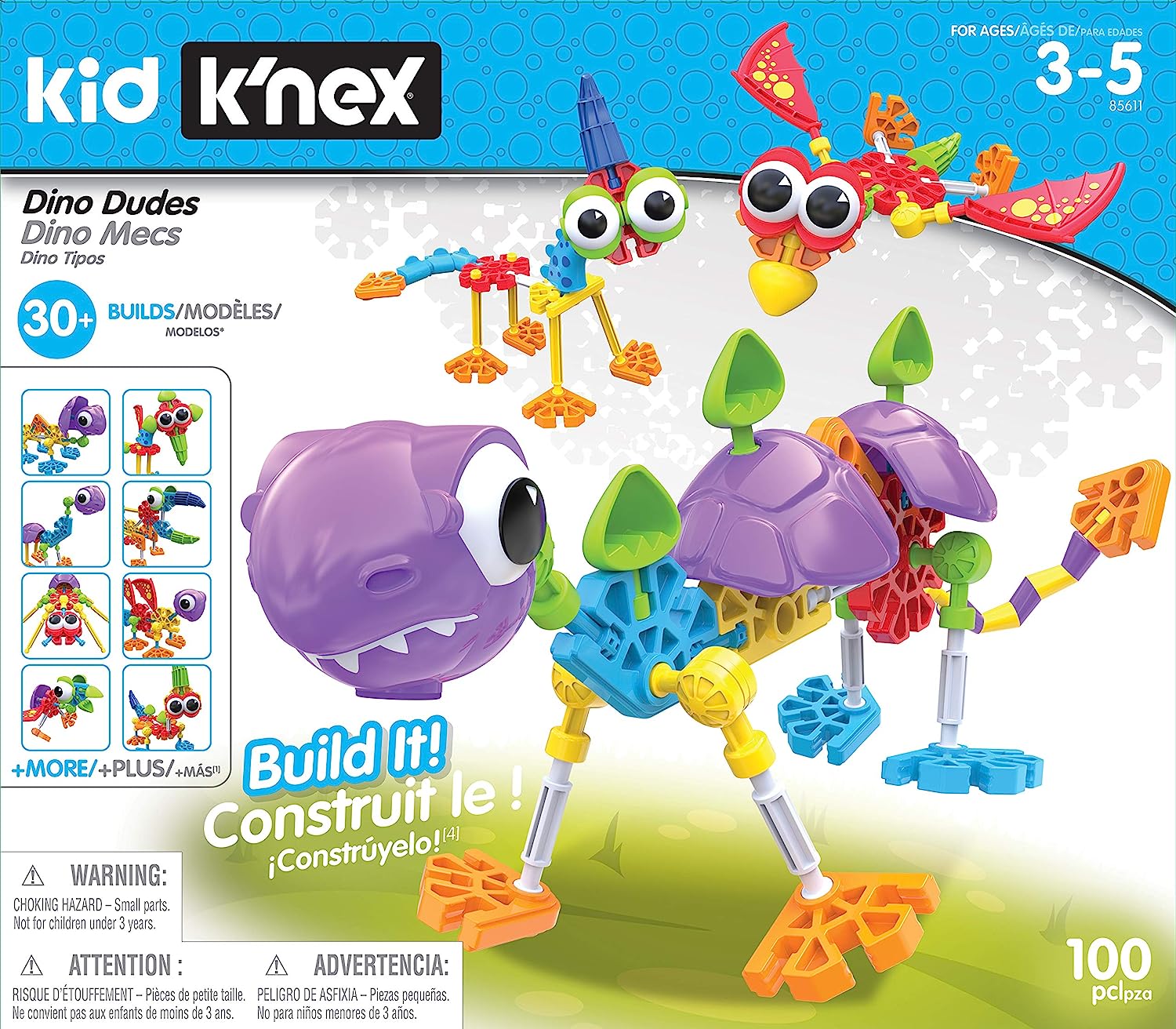30 Model Dino Dudes Building Set