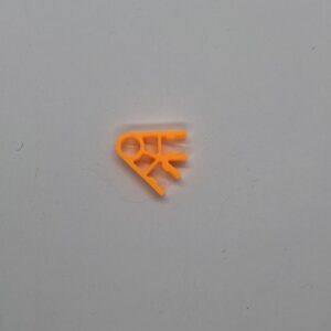 Fluorescent Orange Angle Connector