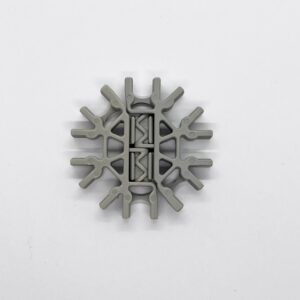 Grey Circle Angle Connector Hinged