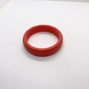 Wheel Tyre Narrow Red - 60mm (2.3in)