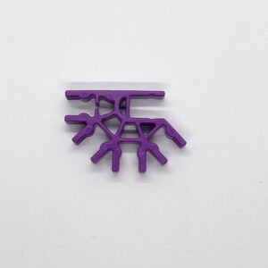 Light Purple Connector 4 Way 3D