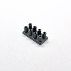 Brick 2x4 Long Studs Grey
