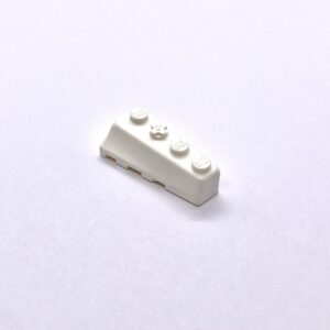 Brick Wedge Left White