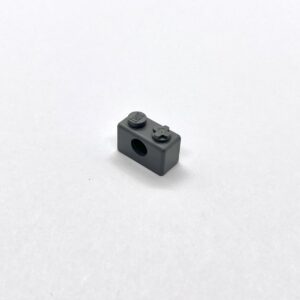 Brick 2x1 Holed Grey