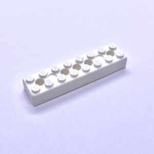 Brick 2x8 White
