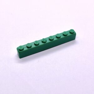 Brick 1x8 Green