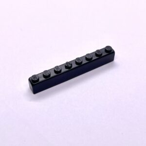 Brick 1x8 Black