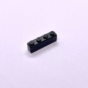 Brick 1x4 Black