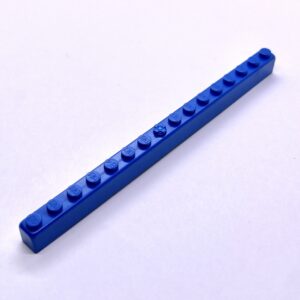 Brick 1x16 Blue