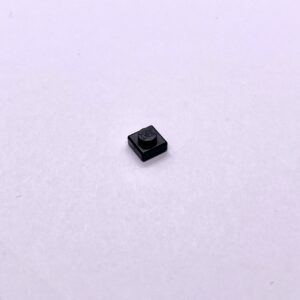 Brick 1x1 Flat Black
