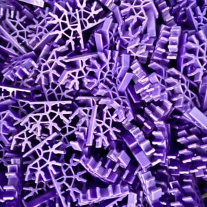 Purple Connector 4 Way 3D Bundle (100piece)